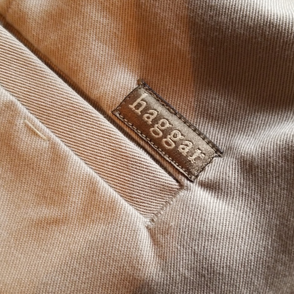 Haggar 42x30 khaki dress pants mens slacks - Picture 5 of 5
